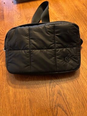 lululemon athletica Black Quilted Belt Bag